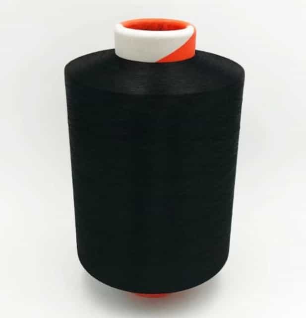 Good Color Fastness AA Grade 150d/144f Black Polyester DTY