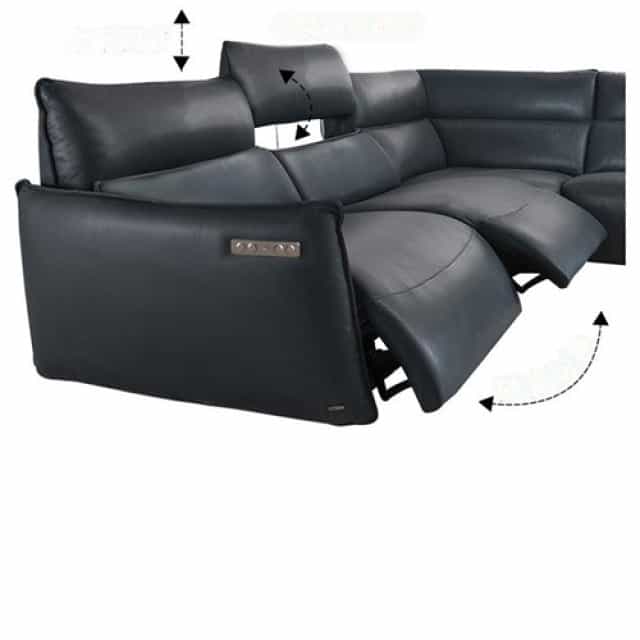 Italian Leather Sofa Space Capsule Electric Function