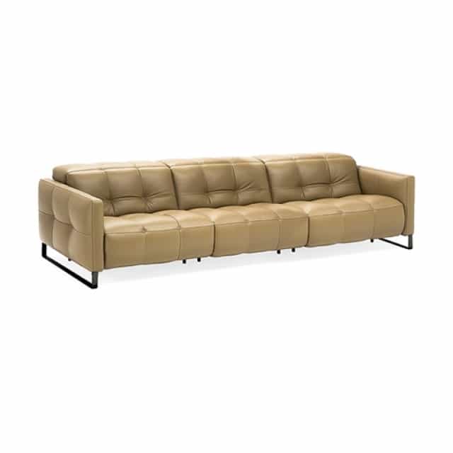 Italian-Style Electric Function Leather Space Capsule Sofa