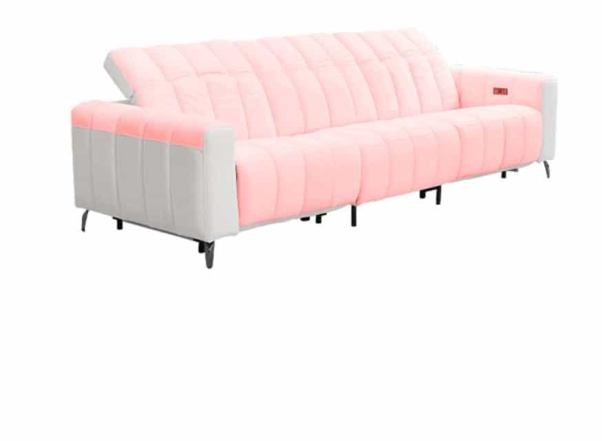 Modern Minimalist White Fabric Multifunctional Sofa