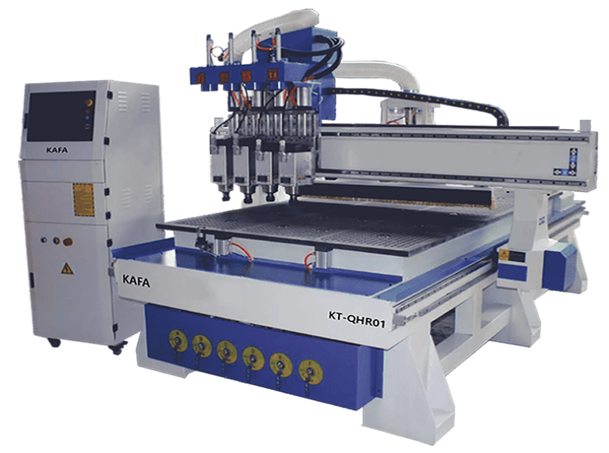 Quadrant Head CNC Router for Wood Work - High Precision Woodworking Machine
