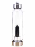19oz Eco-Friendly Crystal Infused Glass Water Bottle With Lid NWGC03