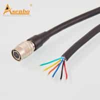 Asenbo 6-Core Trigger Wire M12 6 Pin Power Cable