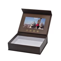 Custom print LCD video box, video gift box for direct mailer marketing