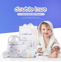 Double Love Baby Diaper OEM Ultra Thin Super Soft Grade A  Wholesales