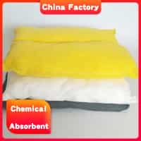 Spill absorb chemic chemical absorbent pillow