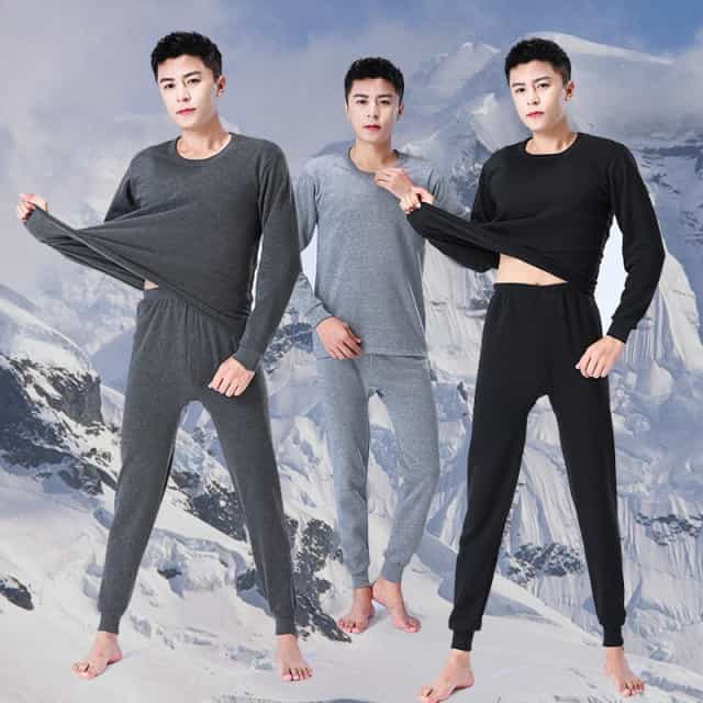 Men's thermal underwear sets for winter warm suits