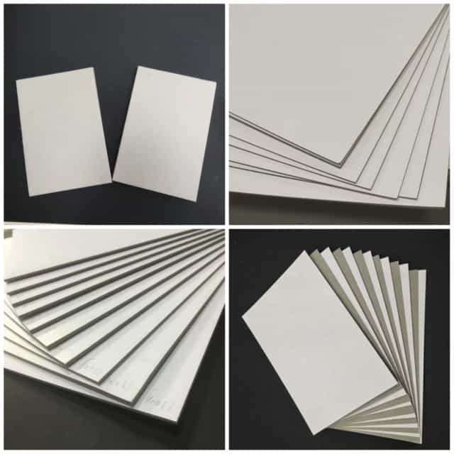 Cardboard White Paper Board Duplex Board Grey Back