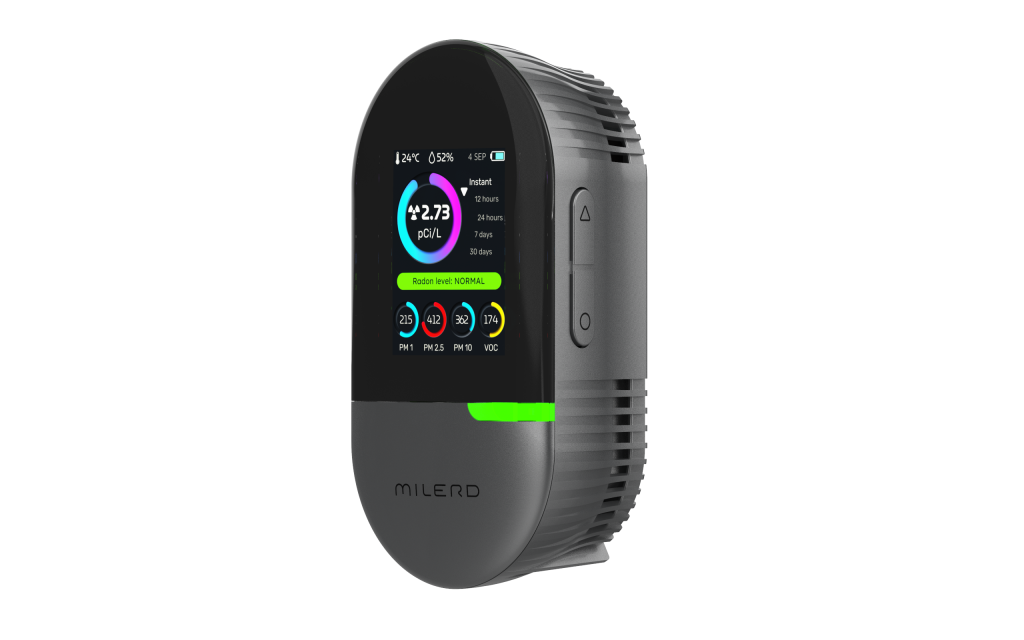 Radon detector Air quality detector Milerd Aero Q8