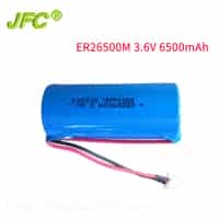 3.6V Li-SOCl2 battery ER26500M 6500mAh ER34615M ER18505M ER14505M