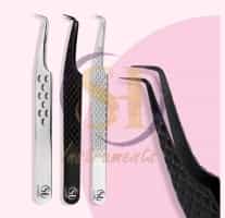 Stainless Steel 440c Eyelash Tweezers - Precision and Quality