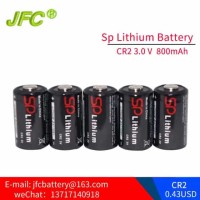 High Capacity Li-mno2 3v CR2 1000mAh + PTC CR15270 Lithium Battery