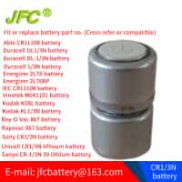 High Quality 6V 170mAh 2cr1/3n Lithium Battery