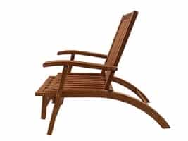 Natural Wood Lounge Chair - LC08