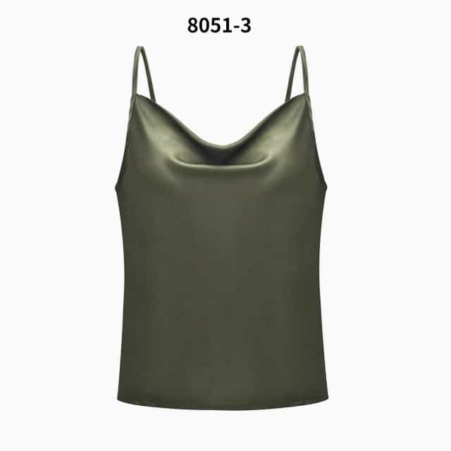 Women's tank tops solid color vest