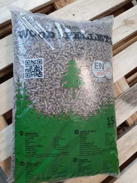 Biomass Wood Pellets, Enplus A1, 6mm Wood Pellet