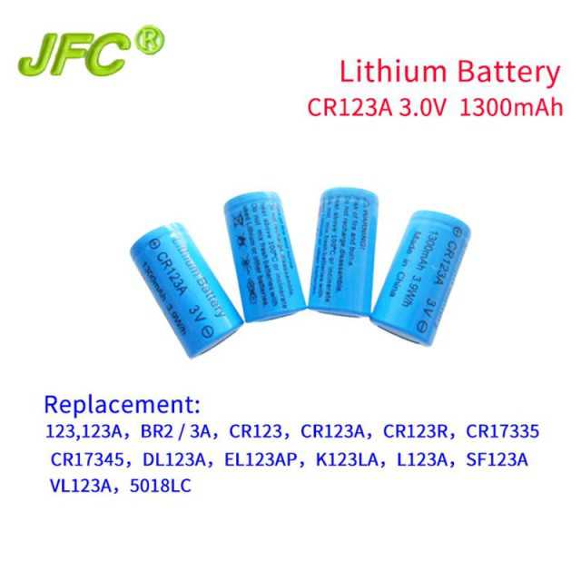 CR123A 1300mAh 3.0v with PTC Lithium Battery