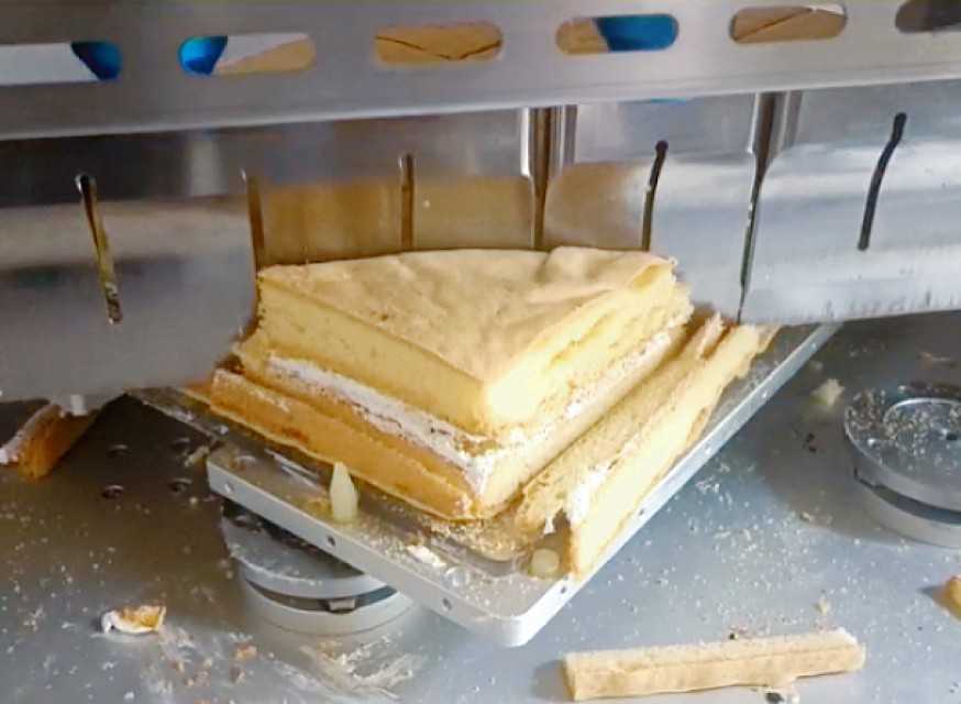 Ultrasonic Egg Tart Machine Dough Slicing Tech - Efficient & Precise Cutting for Baking Delights