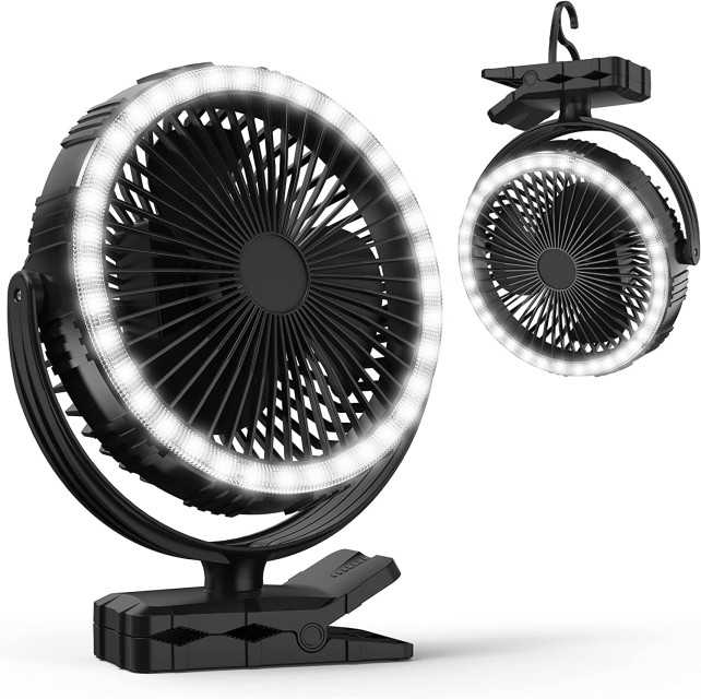 Clip On Fan 8 Inch - Powerful Portable Camping Cooling Solution