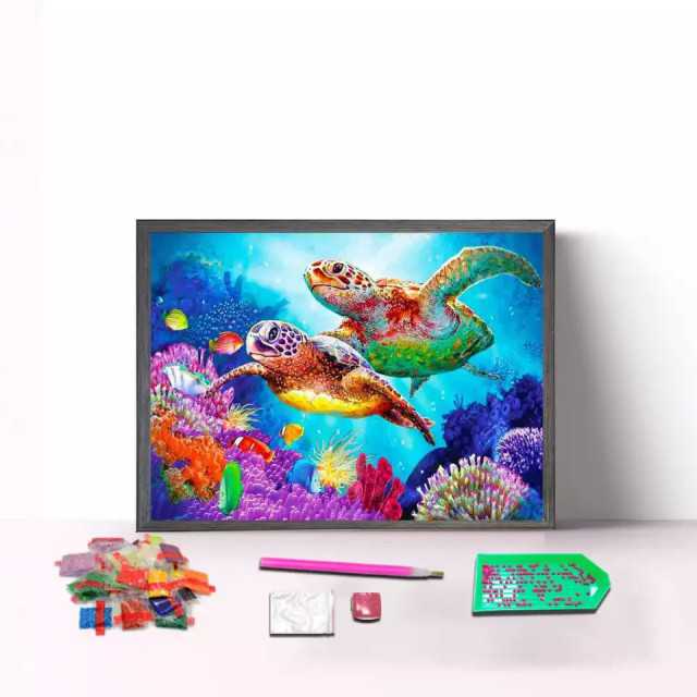 5D Diy Turtle Diamond Canvas Art Painter House Decoration