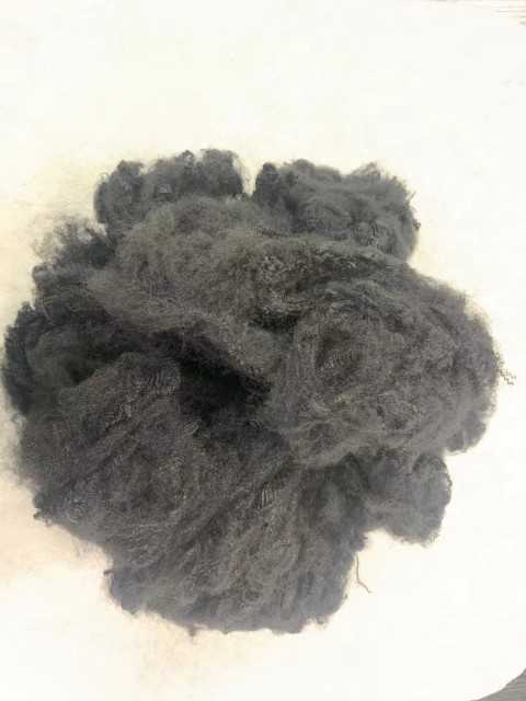 6D*51mm Black Recycled Synthetic Polyester Staple Fiber