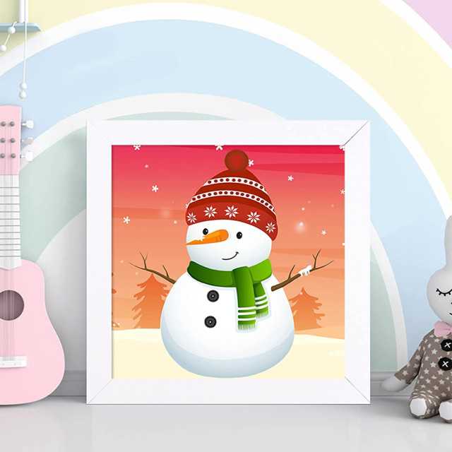 DIY Cartoon Craft Digital Painting Kit - Christmas Art Fun