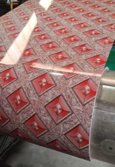 Flower Design PPGI Coil for Building Materials - China Manufacturer