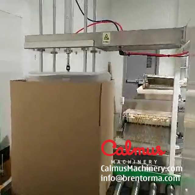Bag in Box Forming Filling Sealing Line - Packaging Nuts Granules