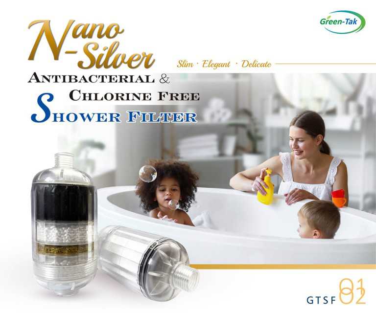 Anti Bacterial Nano-silver Chlorine Free Spa Shower Filter