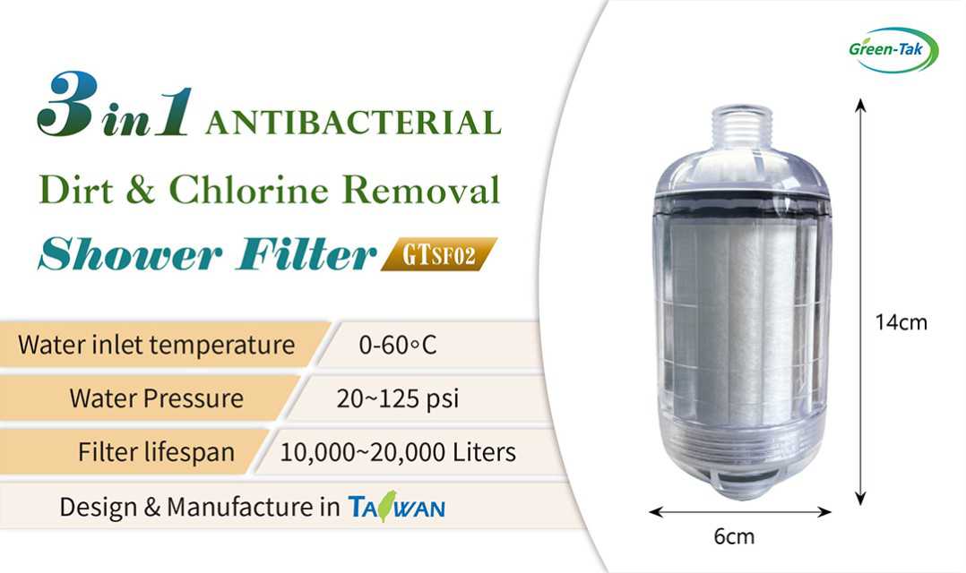 Anti-bacterial Nano-silver Shower Filter