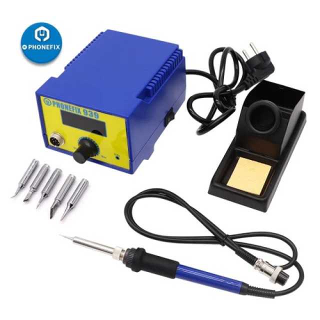 Phonefix 939 Soldering Station Adjustable LED Display with 6PCS Tips