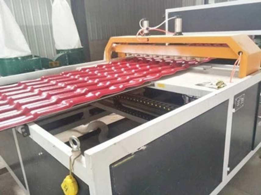 PVC Glazed Corrugated Roof Sheet Extruder Machine Production Line