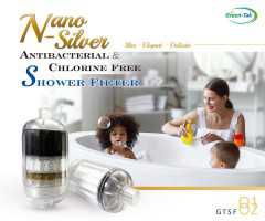 Anti-bacterial Nano-silver Chlorine Free Spa Shower Filter
