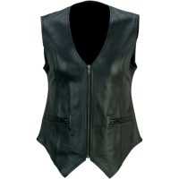 Genuine Leather Fashion Vest For Women