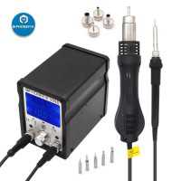 YIHUA 999D Lead-Free Soldering Station With Pluggable Hot Air Gun