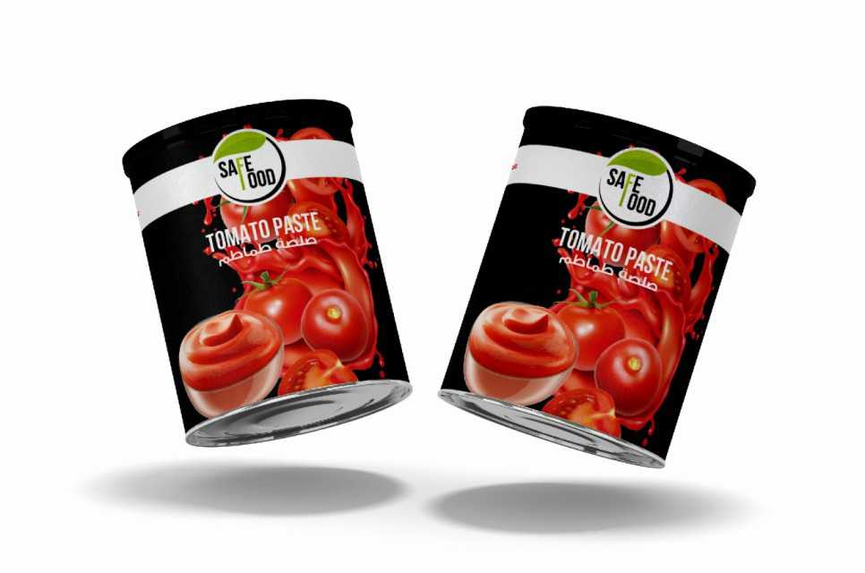 Tomato Paste Tins 60gm with export quality