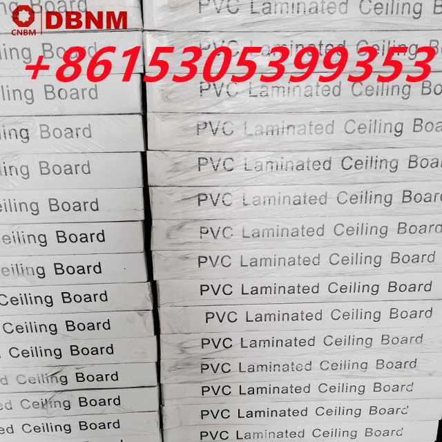 White Laminated PVC Ceiling PVC Laminated Gypsum Ceiling Tile