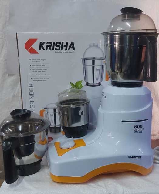 Krisha 550w Mixer Grinder - Wholesale Supplier from Asha Electric