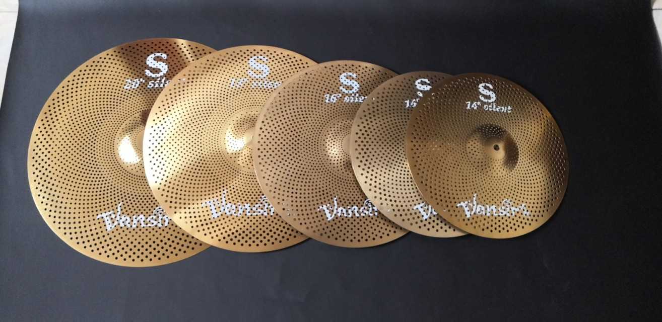 Low Volume Mute Cymbals for Practice