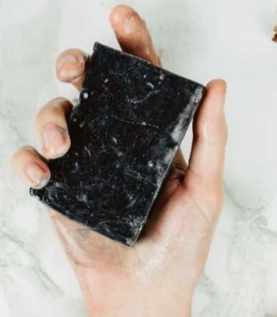 SR Bio-clean Natural Handmade Soap (100 Gms) - Pure Charcoal Soap for Skin