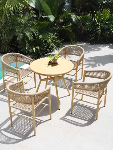 Modern Teak Outdoor Restaurant Chairs - Norpel Furniture