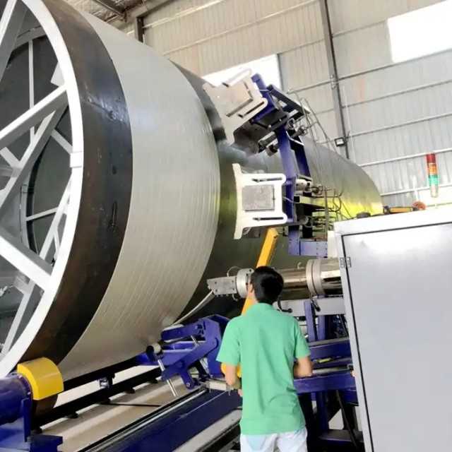 HDPE Large Diameter Spiral Pipe Machine - Efficient Spiral Pipe Manufacturing Technology