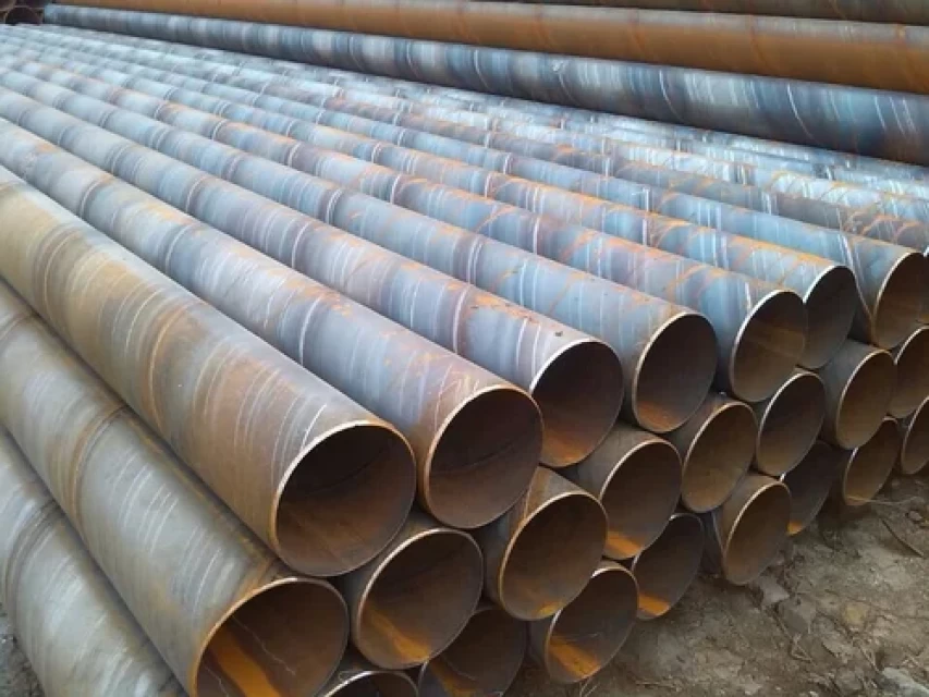 SSAW spiral welded carbon steel pipe for natural gas and oil pipeline