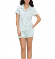 Shirt Type Dotted Pajamas Shorts