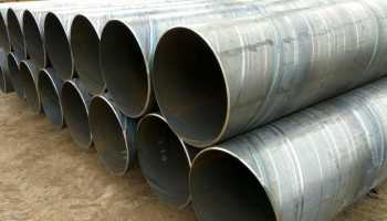 SSAW spiral welded carbon steel pipe for natural gas and oil pipeline