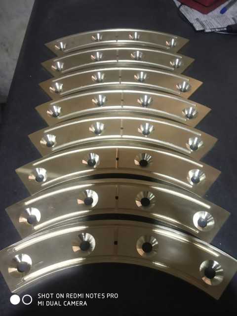 High-Quality Bronze/Brass Wear Plates for Heavy Load Bearing Systems