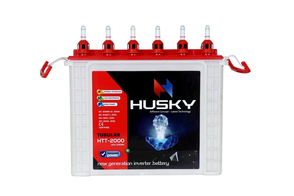 HUSKY TALL TUBULAR INVERTER BATTERY - Reliable Power Solution for Electronics & Electrical Equipment