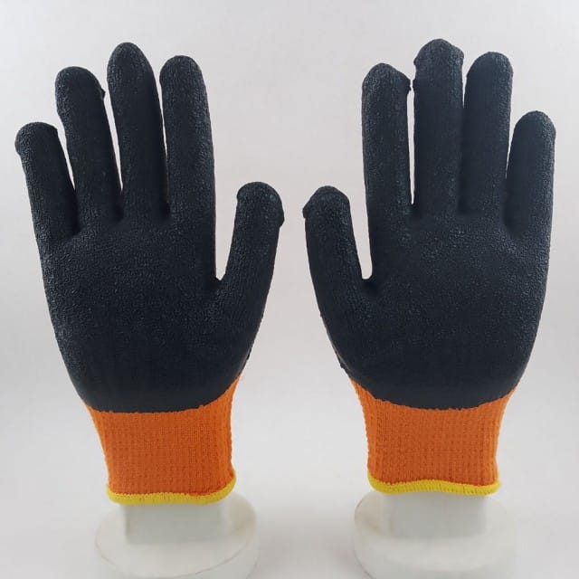 Latex Palm Coated Work Gloves - Durable Safety Gloves for Various Industries