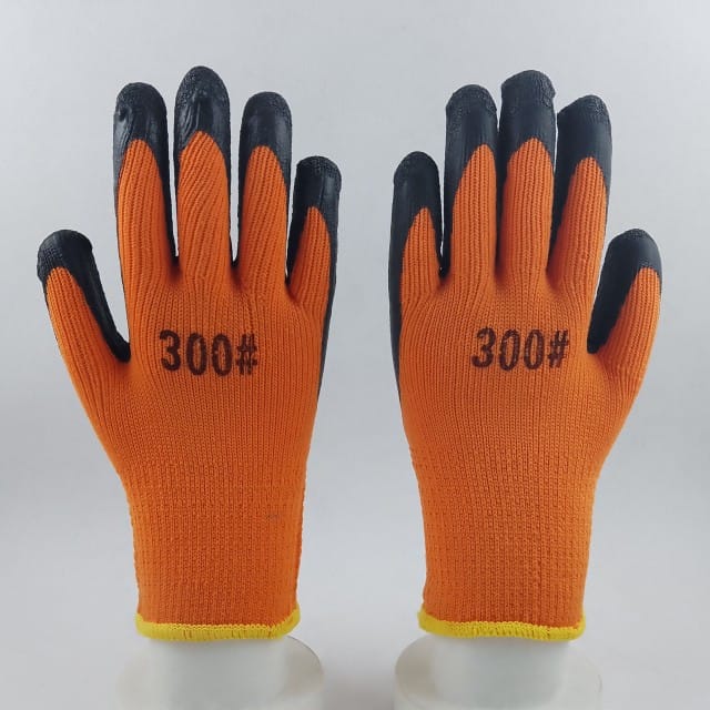 Latex Palm Coated Work Gloves - Durable Safety Gloves for Various Industries