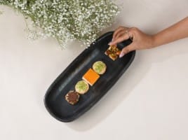 Longpi Pottery Rectangle Platter - Enhance Your Dining Experience